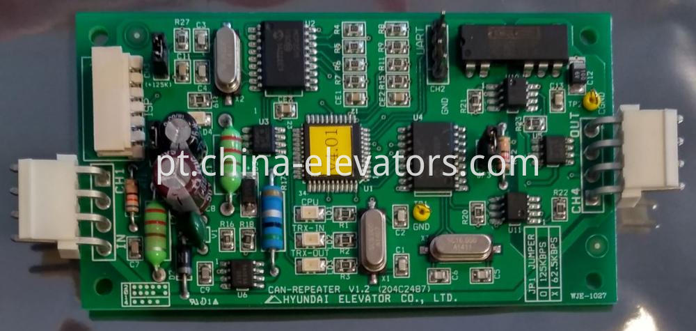 Placa CAN-REPEATER para elevadores Hyundai 204C2487 CAN-REPEATER Board for Hyundai Elevators 204C2487